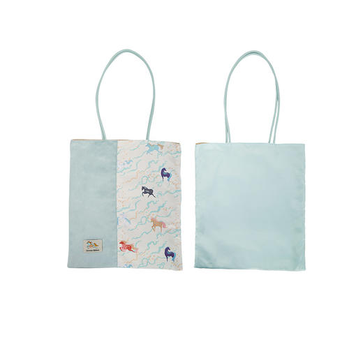 大英博物馆 新年系列 驭梦驰光 拼接单肩包 商品图4