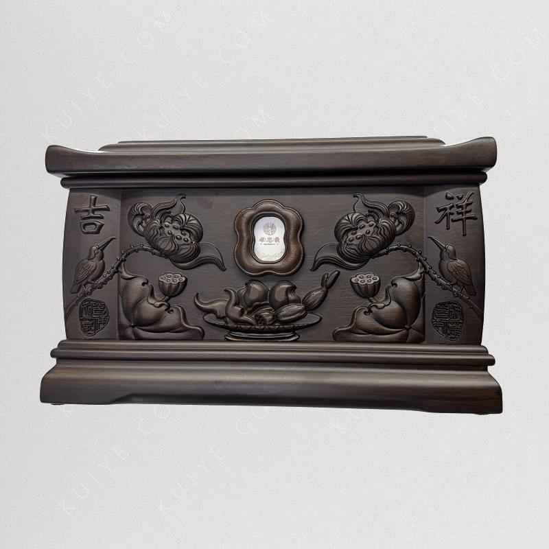 【孝忠义】实木骨灰盒