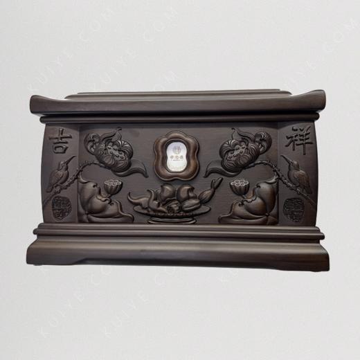 【孝忠义】实木骨灰盒 商品图0