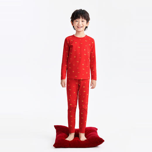 【新年波】男女童秋衣裤套装春季新款安奈儿童装JM617505 商品图5