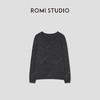 ROMI STUDIO7针山羊绒绵羊毛软糯舒适v领宽松套头毛衣RWBWSY1462 商品缩略图0