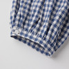 ROMI STUDIO“法式慵懒”蓝白格纹轻薄宽松圆领长袖衬衫 RWCRS64423 商品缩略图6