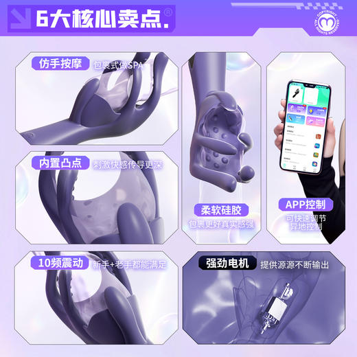 【男用器具】谜姬 纤纤玉阴茎指训练器 商品图1
