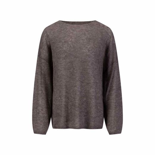 N°28 2025 秋季新款时尚设计师女士圆领毛衫长袖上衣内搭 895382M005  商品图2