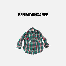 日本DD童装 DENIM DUNGAREE 不规则格纹衬衫