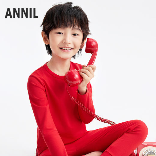 【新年波】男女童秋衣裤套装春季新款安奈儿童装JM617504 商品图2