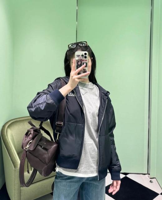 女款尼龙连帽棉服外套020 商品图3