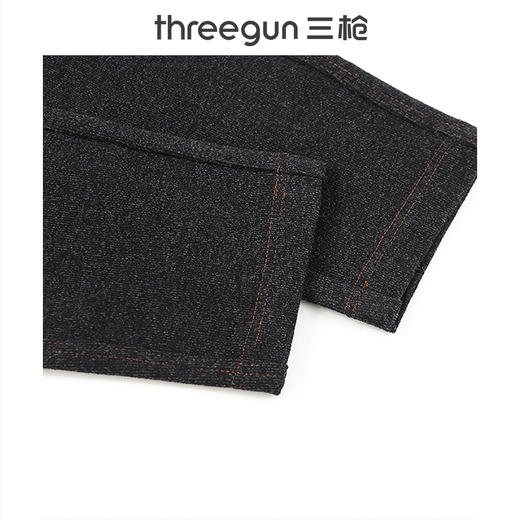 Threegun三枪 时尚磨毛女士铅笔裤长裤-60832B911 商品图7
