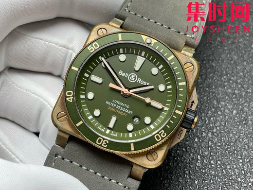 BR-柏莱士INSTRUMENTS系列BR0392 青铜壳BR-0392 方形男士腕表 商品图3