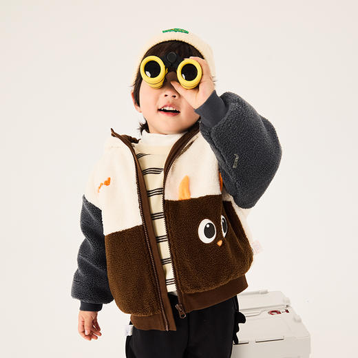 Cucutas男幼童棉服CY25WIW509白咖色调（90#-130#） 商品图2