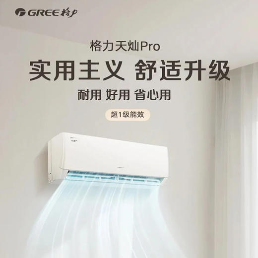 GREE格力 天灿Pro 1.5匹 新一级能效变频冷暖家用空调 商品图0