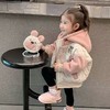 女童外套秋冬新款洋气女宝宝秋季加绒加厚上衣儿童秋装棉衣 商品缩略图3