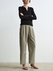 ROMI STUDIO垂坠感精致休闲高挑西装设计感直筒长裤 D3122(现货) 商品缩略图7