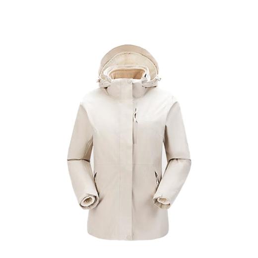 CAMEL骆驼 女三合一冲锋衣（抓绒内胆） AD22263513X-1 商品图1