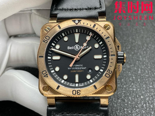 BR-柏莱士INSTRUMENTS系列BR0392 青铜壳BR-0392 方形男士腕表 商品图2