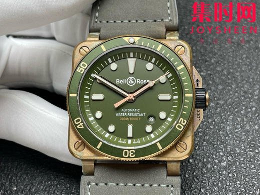 BR-柏莱士INSTRUMENTS系列BR0392 青铜壳BR-0392 方形男士腕表 商品图2