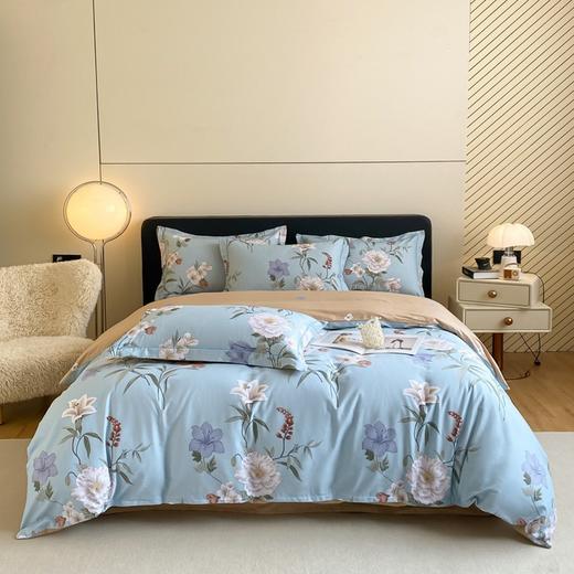 纯棉全棉80支大版活性印花四件套床单被罩被套床笠双人单人三件套 商品图1