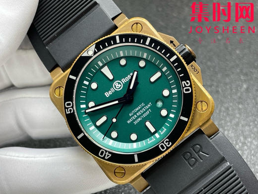 BR-柏莱士INSTRUMENTS系列BR0392 青铜壳BR-0392 方形男士腕表 商品图1