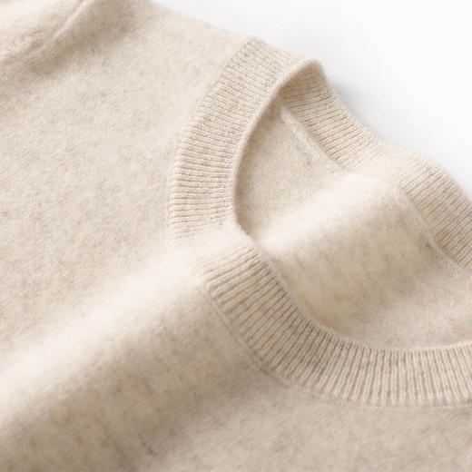 羊毛针织衫女秋冬新款圆领长袖打底衫修身套头内搭毛衣 商品图2