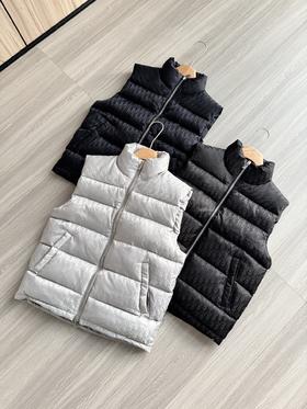 迪奥 最新经典款Oblique 印花款羽绒马甲(SS)