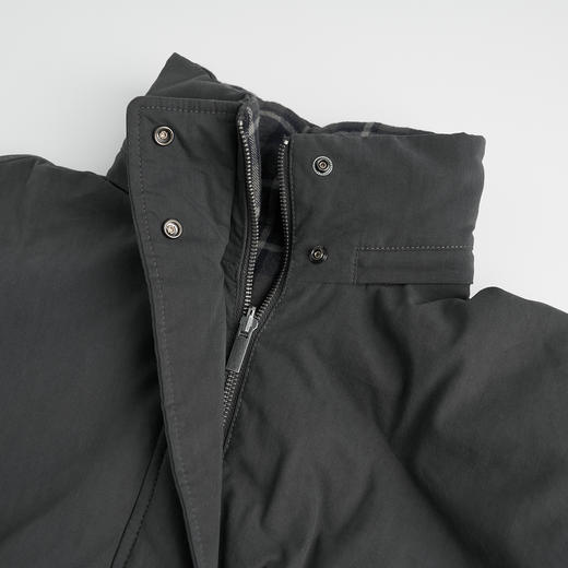 ROMI STUDIO“温暖如初”90白鹅绒立领夹克式连帽棉服外套 431W1115 商品图6