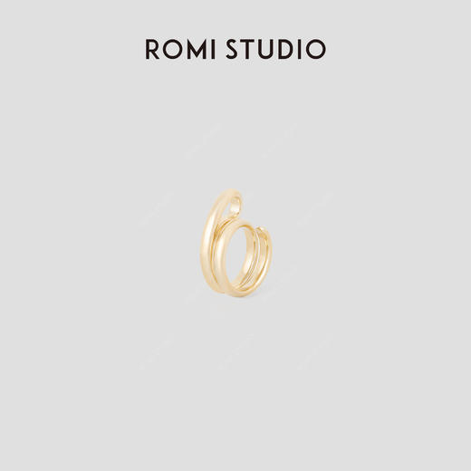 ROMI STUDIO 纯铜手镯 金色点缀不规则几何手环手饰RWCRP33526【现货】 商品图1