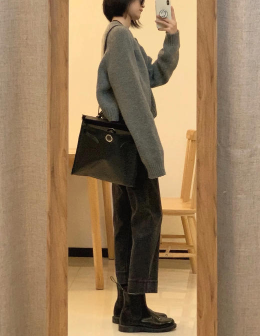 老米优品🎈高端系列。冬日必备保暖牛皮羊毛靴！《内加羊毛！ 保暖牛皮短靴》轻便好穿，复古风高品质~ 商品图7