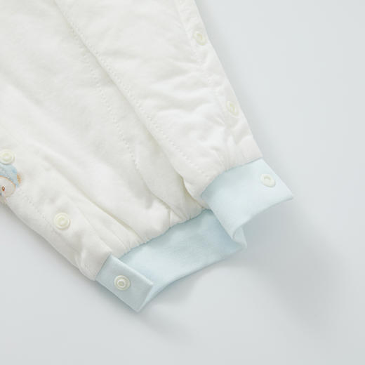 怡比晚安小熊长袖开襟哈衣HY25WIN021花蓝色调59#-90# 商品图11