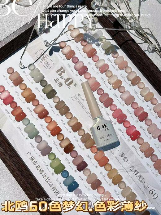 北鸥摩登派60色套装  北鸥梦幻.色彩薄沙60色套装 两款可选 商品图4