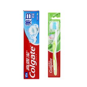 高露洁 防蛀美白牙膏140g*1支+细毛护龈牙刷1支 GJY0-0101