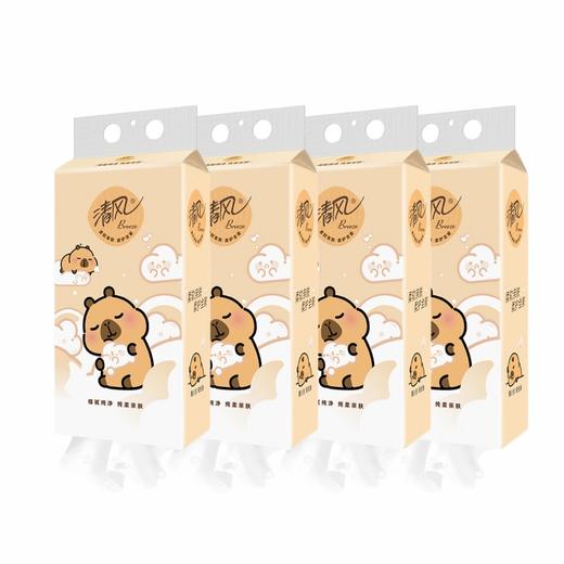 清风 纯柔亲肤悬挂式抽纸4层250抽*4提(款式随机) B-CR250C4E 商品图0