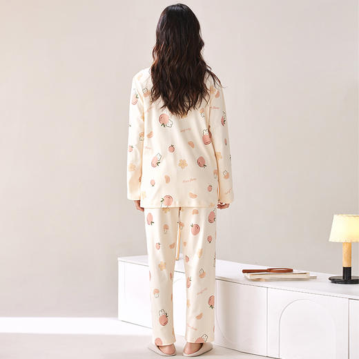 自然醒胧棉女士月子服家居服7A抗菌100%棉和服系列睡衣QH 商品图7