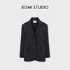 ROMI STUDIO“意式复古”甄选圈圈呢绵羊毛混纺西装外套 431W3084 商品缩略图7