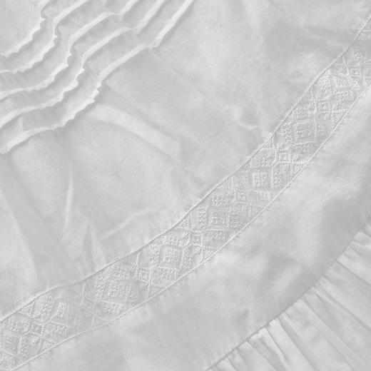 ROMI STUDIO“清新优雅”重工绣花白色全棉轻薄半身裙 RWCRXJ3005 商品图6