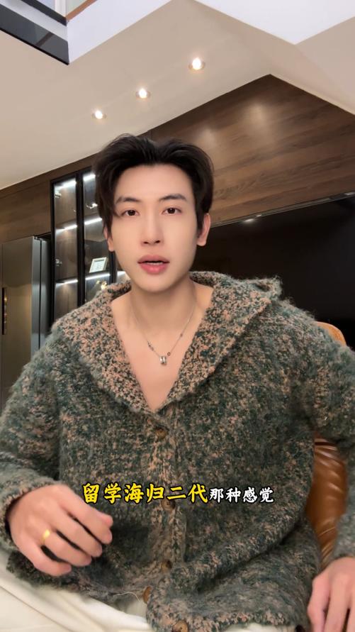 MY246SDSA男士秋冬新款痞帅男装美式撞色纽扣连帽针织衫毛衣百搭时尚 商品图0