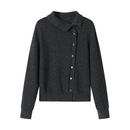 QF 20-1539显瘦休闲针织衫含羊毛开衫宽松毛衣 商品图4