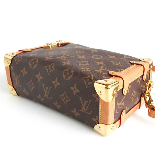 【95新】LV路易威登Side Trunk M46358中号老花秀款谷爱凌软盒子Side Trunk单肩包女士141025AK03现售价：15000 商品图7