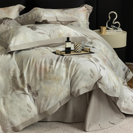 【线下门店经典款天丝磨毛升级款】80S天丝棉磨毛丝绵醇绒四件套 厚实保暖柔软顺滑套件 商品图12