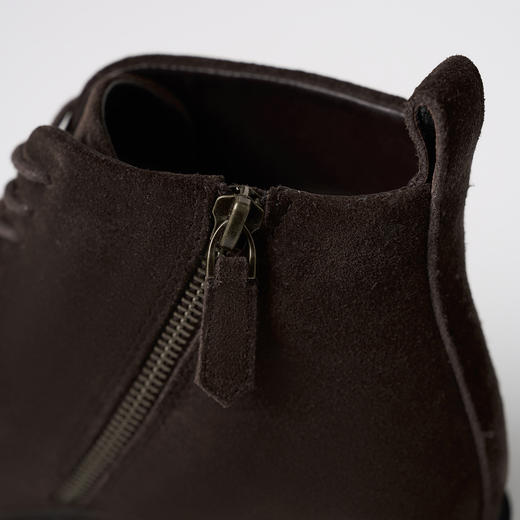 ROMI STUDIO“率性自我”进口绒面牛皮拼羊皮复古马丁靴 444DS016 商品图5