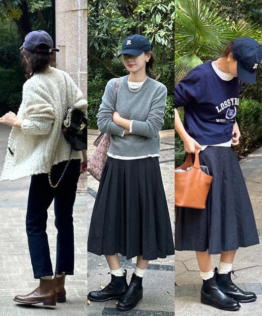 老米优品🎈高端系列。冬日必备保暖牛皮羊毛靴！《内加羊毛！ 保暖牛皮短靴》轻便好穿，复古风高品质~ 商品图8