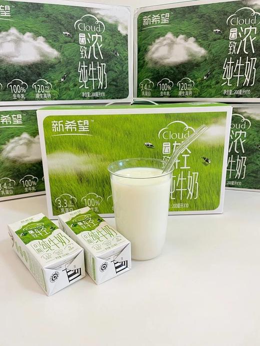 到手5箱！【新希望云致浓/致轻纯牛奶5箱】品牌直发~✅配料仅生牛乳，真正干净0添加✅自有🐮 GAP一级牧场奶源，奶香浓郁，浓醇营养WD 商品图0