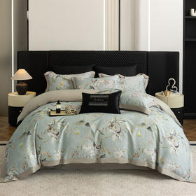 【线下门店经典款天丝磨毛升级款】80S天丝棉磨毛丝绵醇绒四件套 厚实保暖柔软顺滑套件