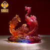 集雅轩宋韶光大师2026年新款鸡 龙凤和鸣 琉璃摆件礼品 商品缩略图2