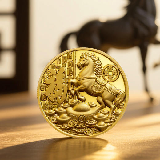 2025马年生肖荧光纪念章40mm 封装版 商品图12