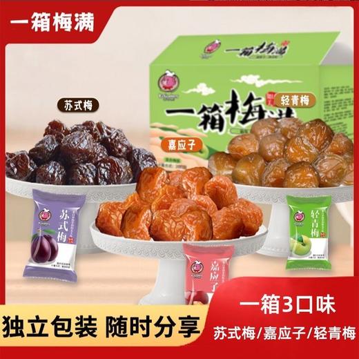 【福利❗️19.9抢🔥满满一箱梅300g】果肉饱满，酸甜可口，肉质细腻，梅子蜜饯青梅零食独立包装小包装混合-d 商品图0