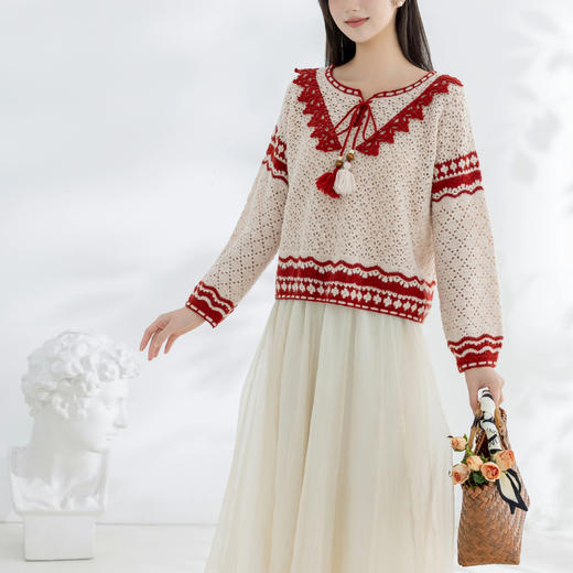 苏苏姐家蒂亚上衣手工DIY钩针编织毛线团衣服自制材料包 商品图3