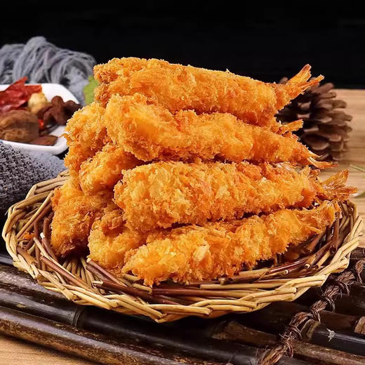 速冻粘粉棒虾30g*10尾 油炸虾棒芙蓉虾面包虾棒虾寿司虾商用油炸小吃半成品天妇罗虾（顺丰发货） 商品图3