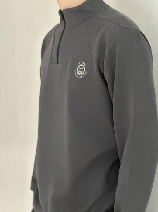 香港寺木秋季半拉链立领卫衣 上身大牌感十足！男女同款 商品图6