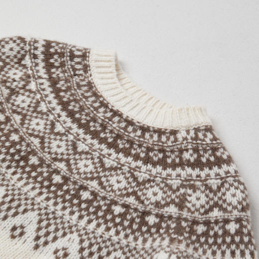 ROMI STUDIO“冬日氛围”100绵羊毛费尔岛提花毛织毛衣RWCWSG5347 商品图2