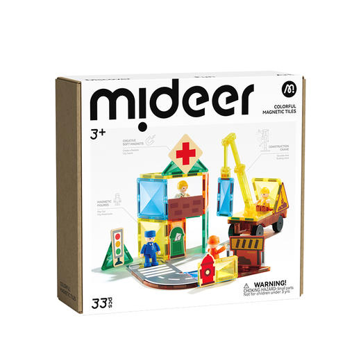 mideer彩窗磁力片-职业英雄-33PCS-MD1641 商品图1